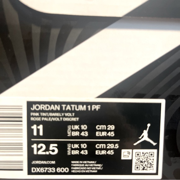 Jayson Tatum 1 pink lemonade basketball shoes - Picture 5 of 5